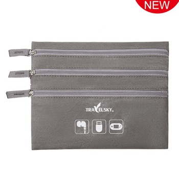 16574A Travelsky Usb Data Cable Electronics Organizer Travel Case Storage Bags for Travel