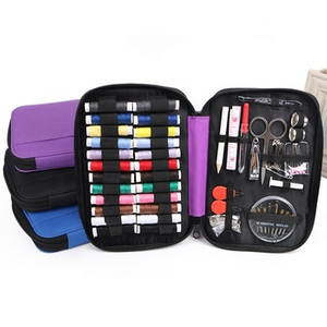 16920 Travelsky Professional Portable Sewing Kits Large Travel Sewing Kit Box Customized Sewing with Various Tools Included 18pcs