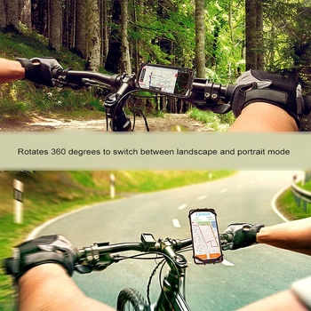 13932SI Best Seller Silicone Cell Phone Holder Mount 360 Degree Rotation Universal Adjustable Bike Phone Holder