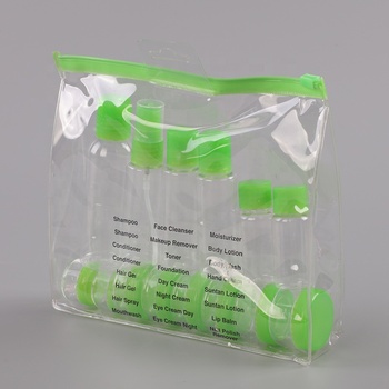 1377318 Travel Bottles Set (15 Pcs) With Cosmetic Containers Refillable Toiletry Containers Set