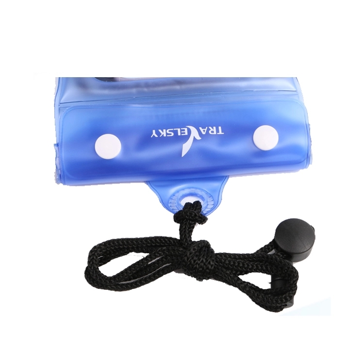 13760B High Level Waterproof Transparent Design Mobile Phone Bag Case for Outdoor Travel Swimming