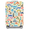 16861-5 Travelsky high elasticity custom travel luggage case cover protective spandex luggage suitcase cover