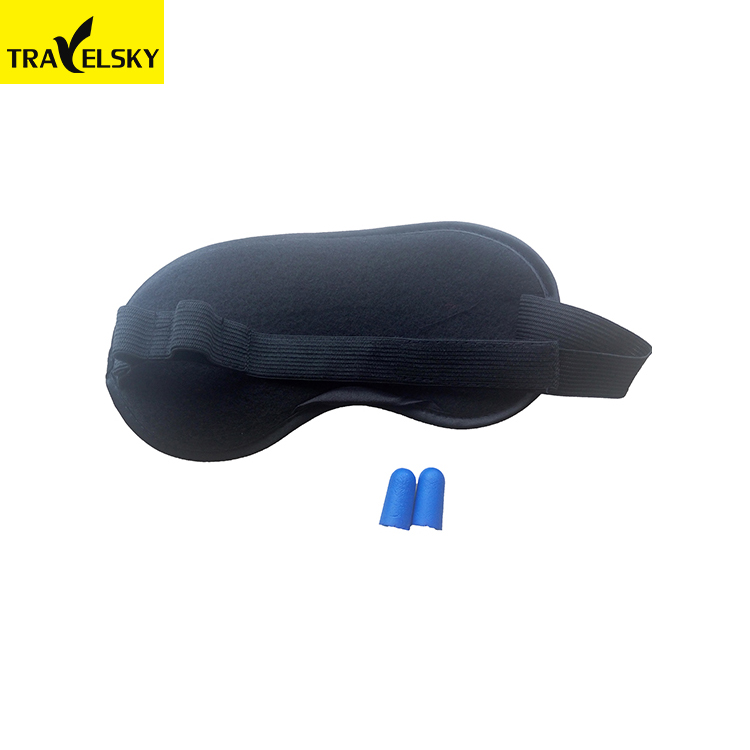 13421 Travelsky Travel Comfortable Foam Covered Private Label 3d Sleeping Wholesale Eye Mask