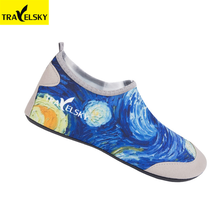 16120 Travelsky Fashion Waterproof Sea Shoes Men Beach Soccer Shoes for Beach
