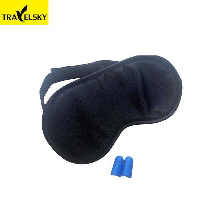 13421 Travelsky Travel Comfortable Foam Covered Private Label 3d Sleeping Wholesale Eye Mask
