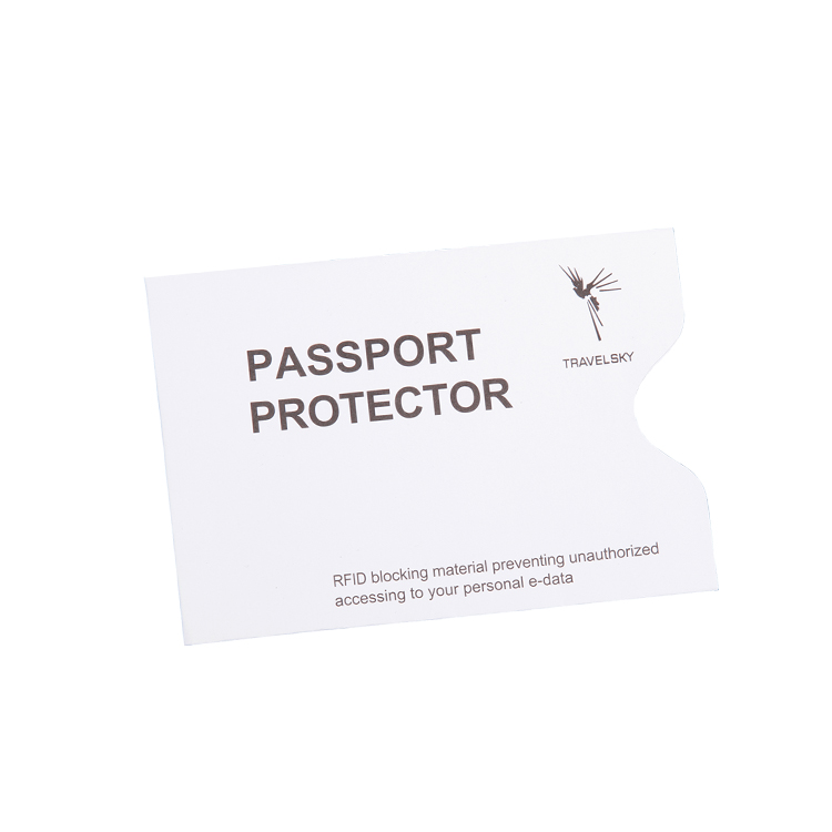 13590 Specially-lined RFID Paper Passport Sleeve 