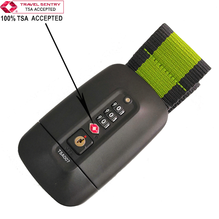 13023C Luggage Combination Lock with Alert Indicator TSA Approved