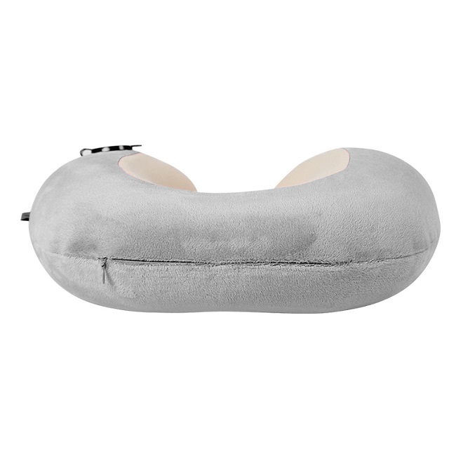 13408C Soft U Shape Neck Support Travel Air Inflatable Airplane Pillow