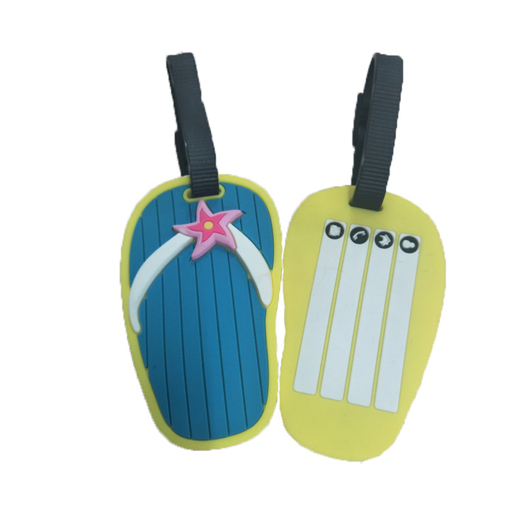13333 Small Rubber Luggage Tag 