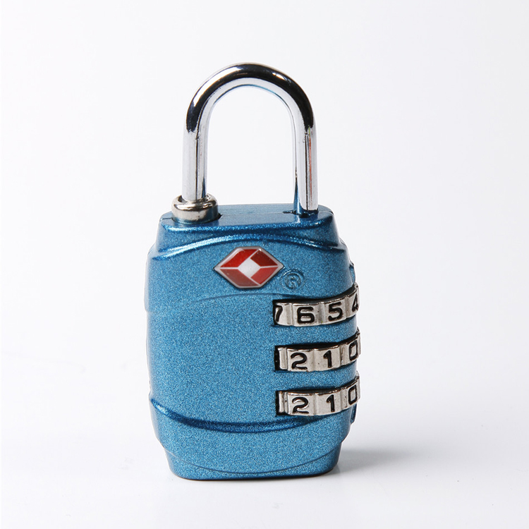 13004 TSA approved combination 3-dial travel luggage lock