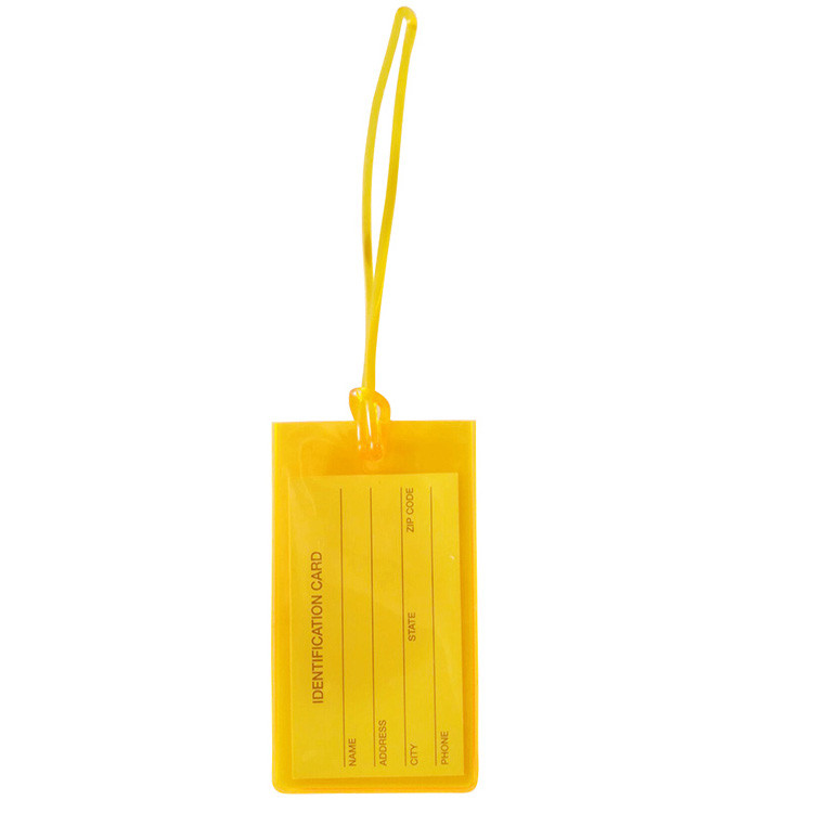 13127 Small PVC Luggage Tag 
