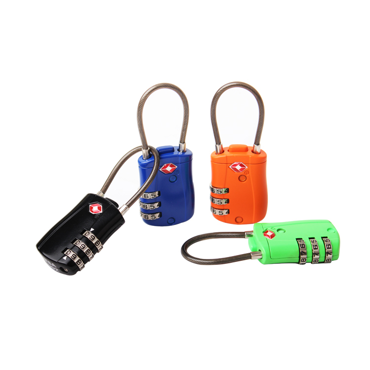 13324 Zinc Alloy TSA Approved 3 Dial Combination Luggage Lock